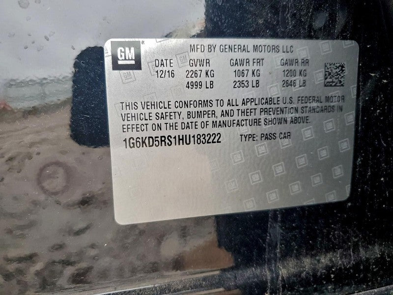 Steering Column With Automatic High Beam Opt TQ5 Fits 17 CT6 1742207