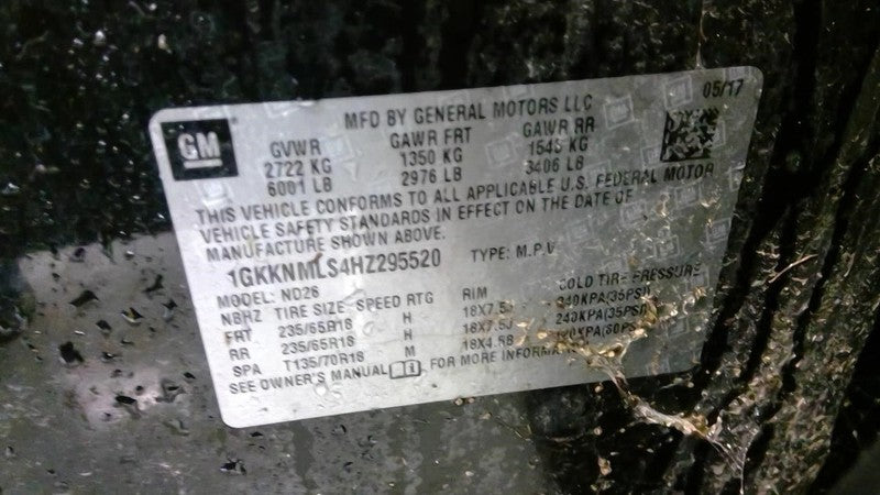 GMC Acadia 2017 Headrest Used 3859