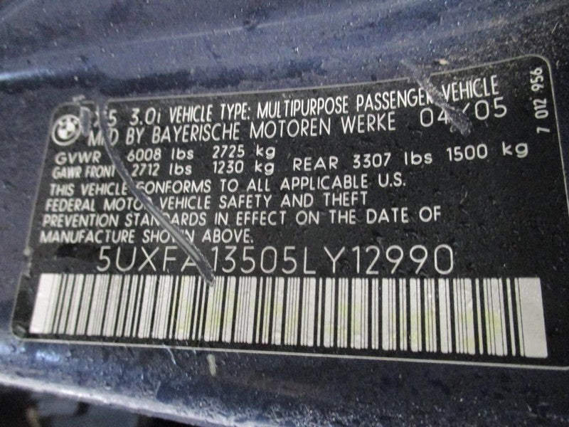 Carrier 3.0L Rear Automatic Transmission Fits 04-06 BMW X5 1733429