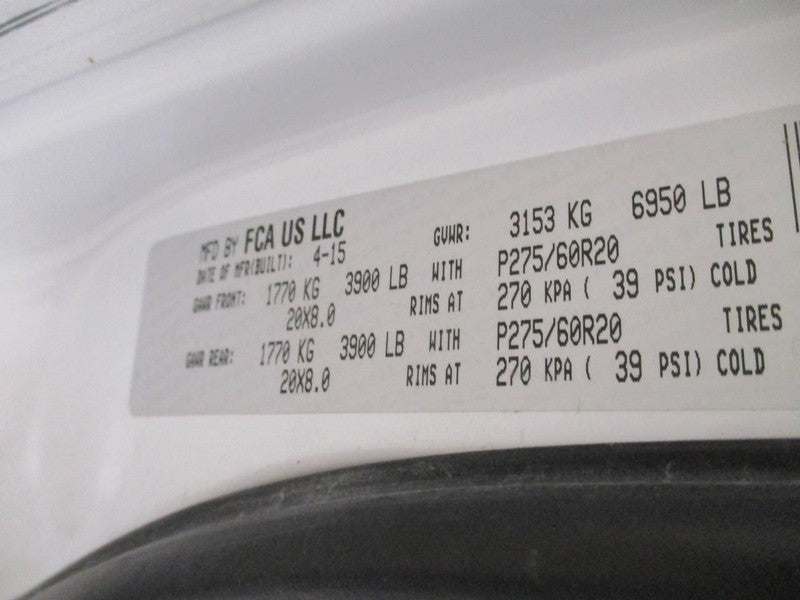Seat Belt Front Classic Style 5 Lug Wheel Fits 13-20 DODGE 1500 PICKUP