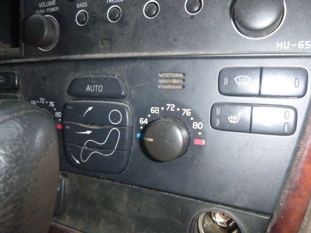 Temperature Control Sedan Fahrenheit Fits 01-09 VOLVO 60 SERIES 161669