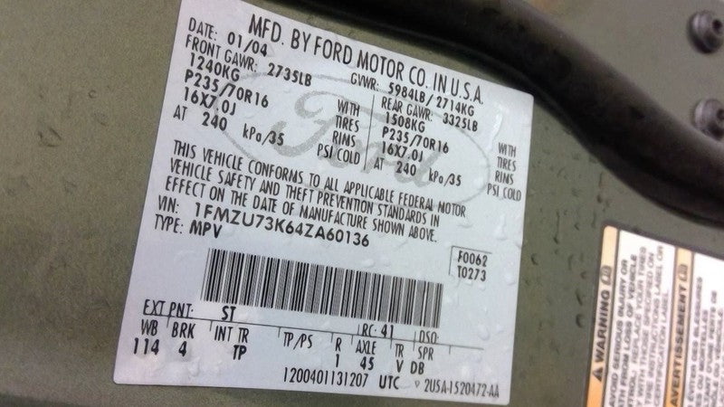 Transfer Case 4 Door Sport Trac Part-time Fits 02-04 EXPLORER 1718241