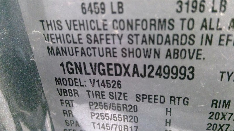 Power Steering Pump VIN J 11th Digit Limited Fits 07-17 ACADIA 1681947