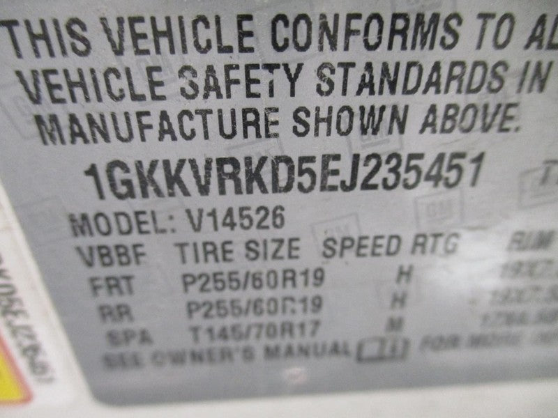 GMC Acadia 2014 Headrest Used 1070