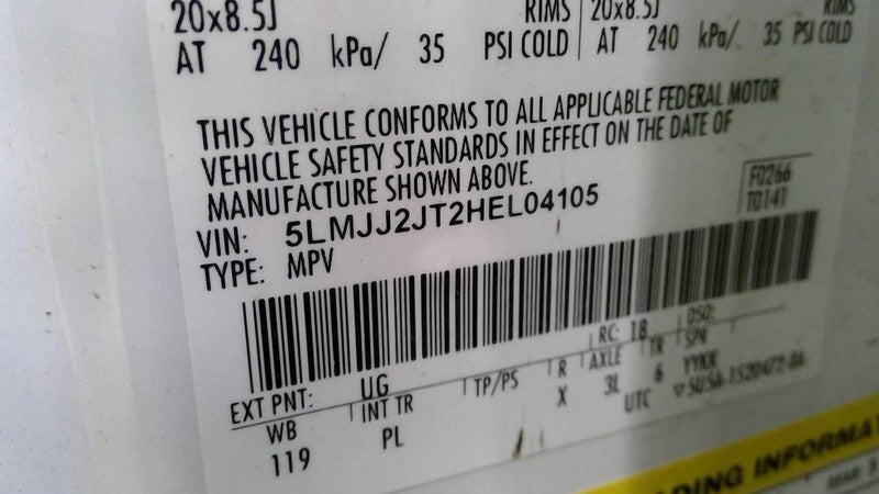 Speedometer Cluster Floor Shift MPH Fits 16-17 NAVIGATOR 1918932