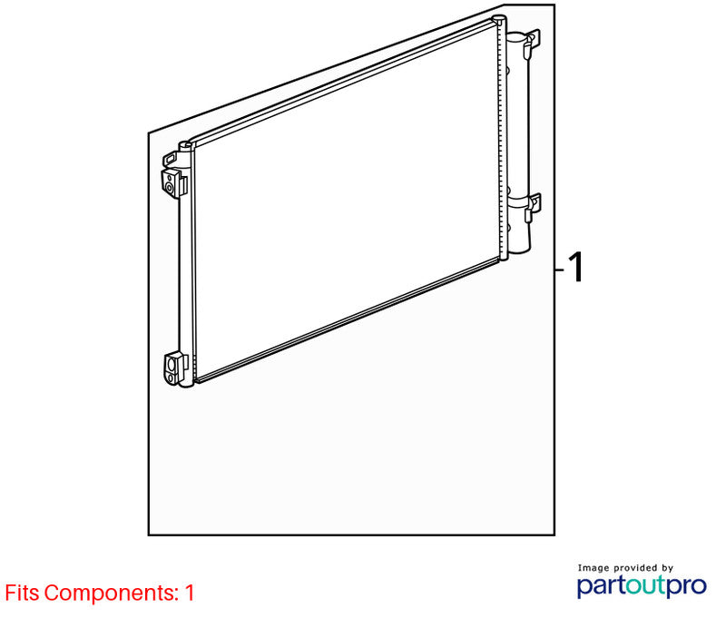 AC Condenser Fits 24-25 ENVISTA 2011186