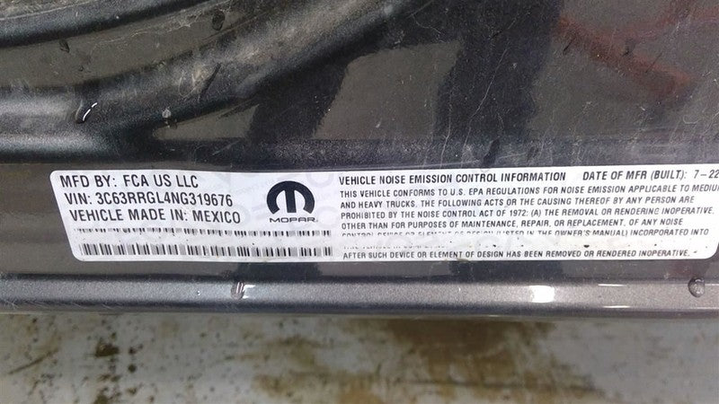 Exhaust Fluid Tank Pickup Fits 19-24 DODGE 3500 PICKUP 1665272