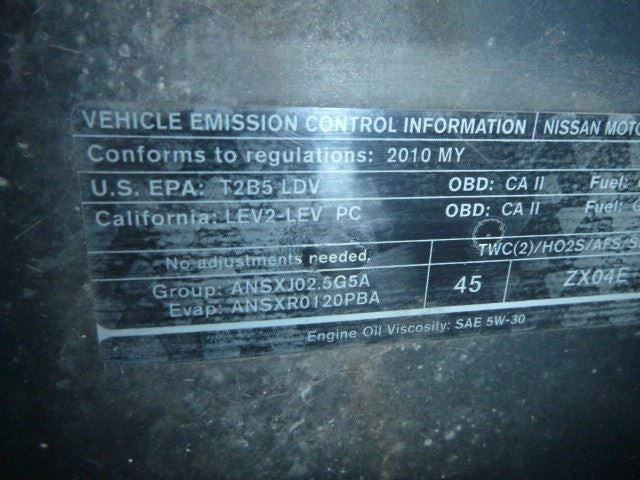 Passenger Side View Mirror Power Sedan Heated Fits 07-12 ALTIMA 144603
