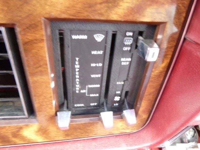 1982 Mercury Cougar Driver Side Rear Left Inner Trim Door Panel