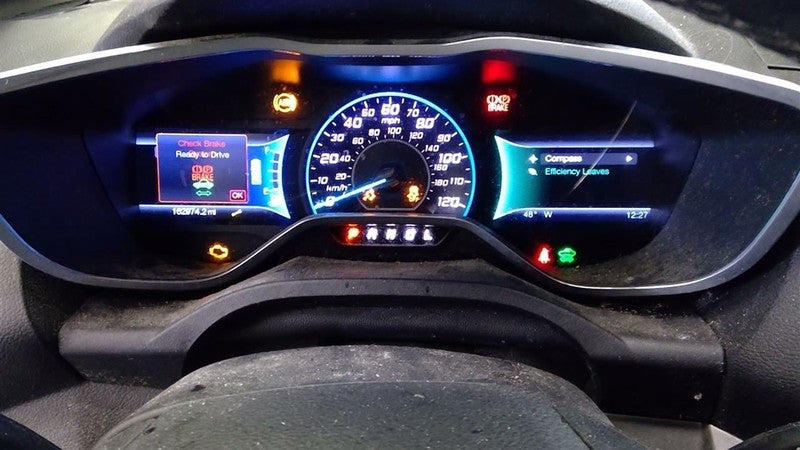Driver Side View Mirror With Heated Approach Lamps Fits 13-15 C-MAX 16