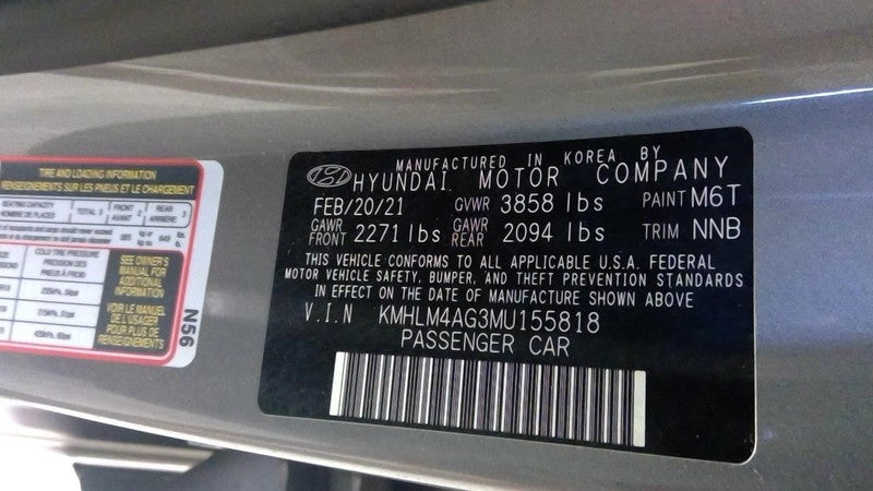 Hyundai Elantra 2021 Headrest Used 2169