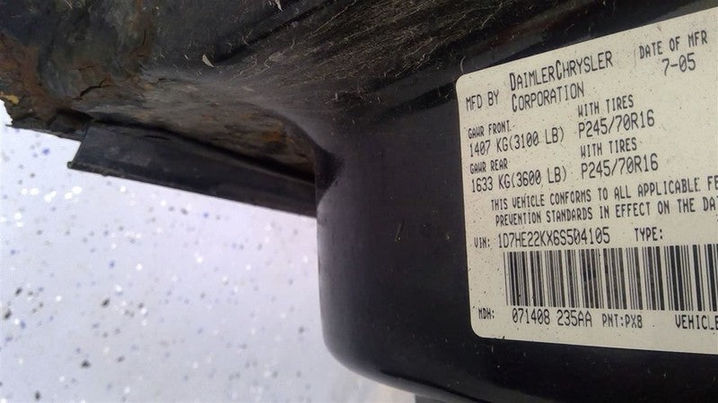 Brake Master Cylinder Rear Wheel ABS Fits 06-10 DAKOTA 1652860