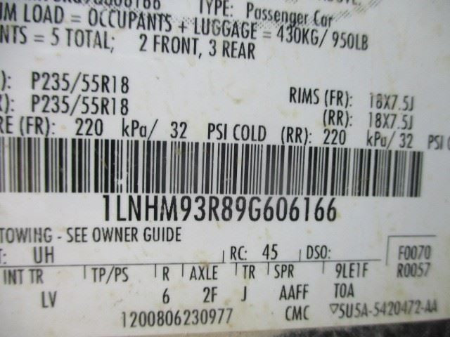 Automatic Transmission Thru 05/10/09 FWD ID 9E9P-7000-FA Fits 09 FLEX 