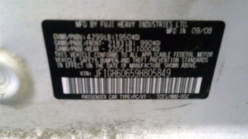 AC Compressor Turbo Fits 08-14 IMPREZA 1705973
