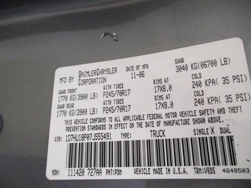 Transfer Case Model NV243 Electric Shift Fits 06-12 DODGE 1500 PICKUP 