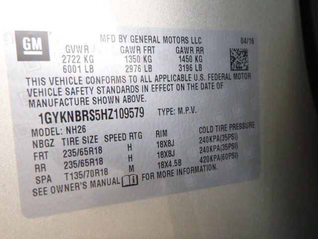 Audio Equipment Radio Receiver ID 23402903 Fits 17 XT5 1934082