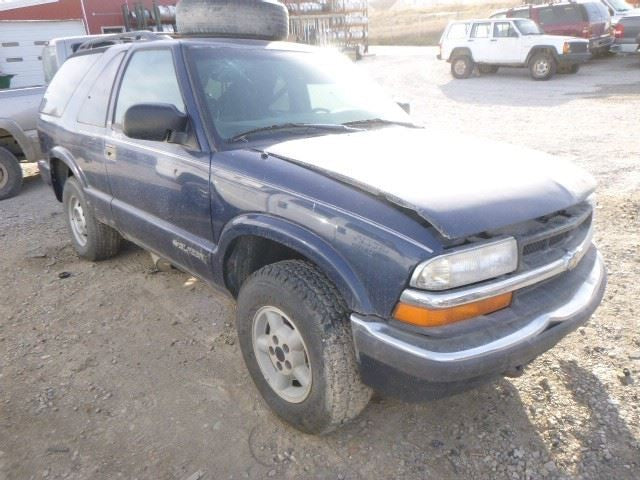 Passenger Sun Visor Without Illumination Fits 00-05 BLAZER S10/JIMMY S