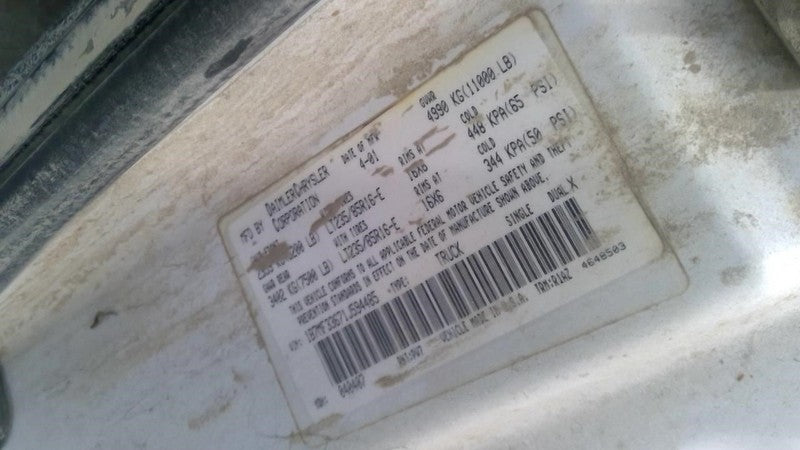 RAM3500   2001 Seat Rear 1991931