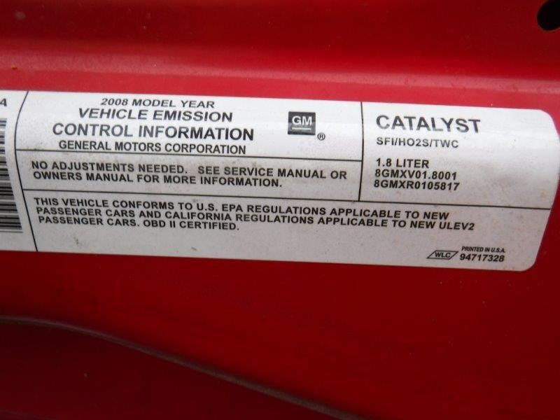 2008 Saturn Astra Passenger Front Inner Door Trim Panel