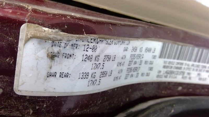 Engine 4.0L VIN S 8th Digit Fits 00-04 WRANGLER 1699712