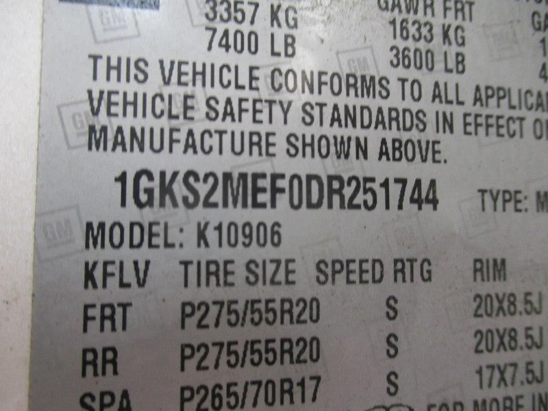 GMC Sierra 3500 Denali 2013 Headrest Used 2499