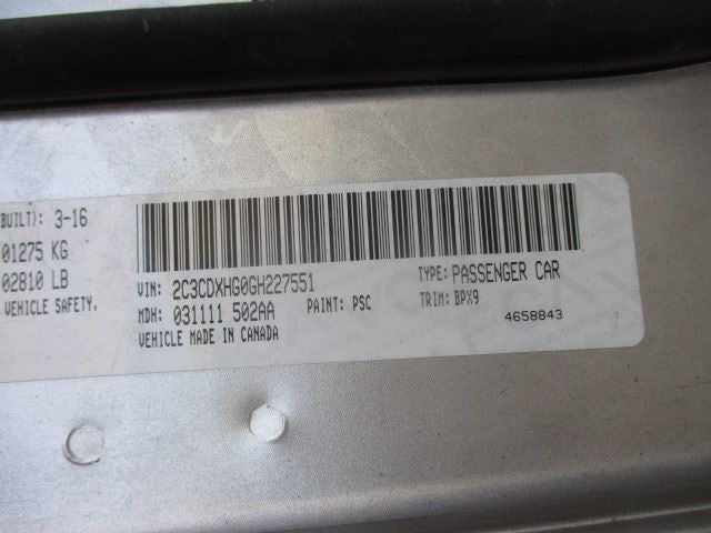 Automatic Transmission RWD 3.6L 8 Speed 8HP45 Fits 16-17 CHARGER 16007