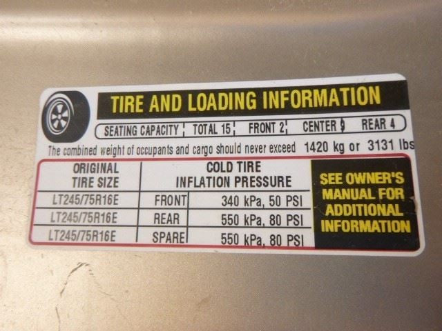 Rear Axle Excluding Cutaway Fits 03-09 EXPRESS 3500 VAN 1925745