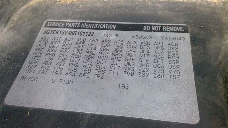 Engine 6.0L VIN Y 8th Digit Opt L76 Fits 07-08 AVALANCHE 1500 1698626