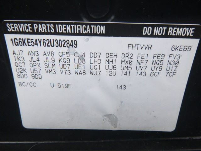 Speedometer Cluster US Analog Opt UY9 Fits 01-05 DEVILLE 1493817