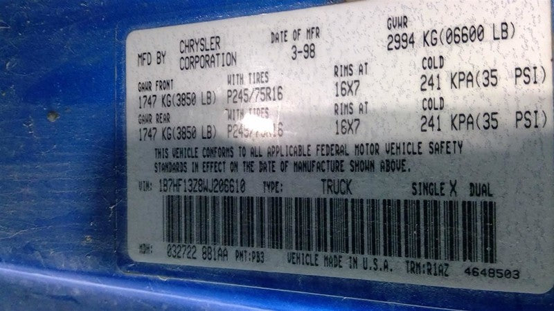 Steering Gear/Rack Gear Type Power Steering Fits 94-02 DODGE 2500 PICK