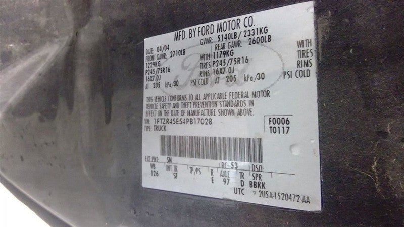 RANGER    2004 Wheel 1661148