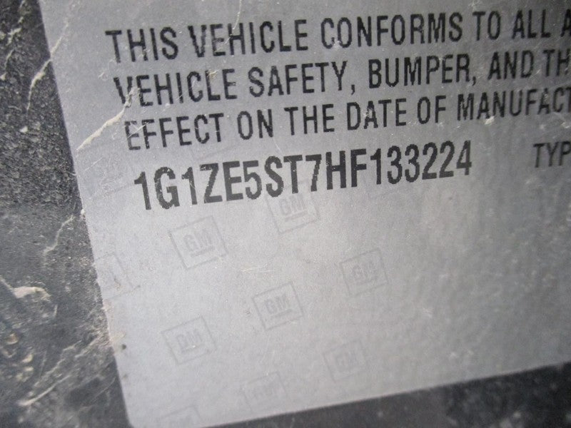 Alternator Fits 16-19 CRUZE 1687386