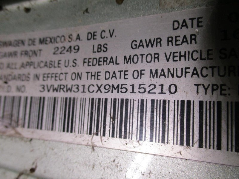 Volkswagen Beetle 2009 Headrest Used 5451
