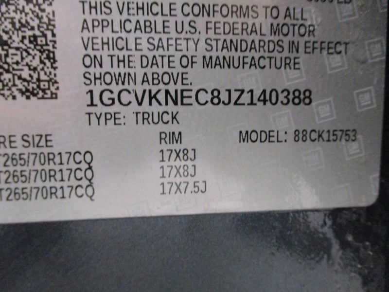 Fuse Box Engine ID 84303175 Fits 16-19 SIERRA 2500 PICKUP 1739896