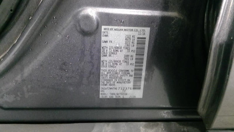 Wiper Transmission QR25DE VIN 5 1st Digit Usa Built Fits 14-20 ROGUE 1
