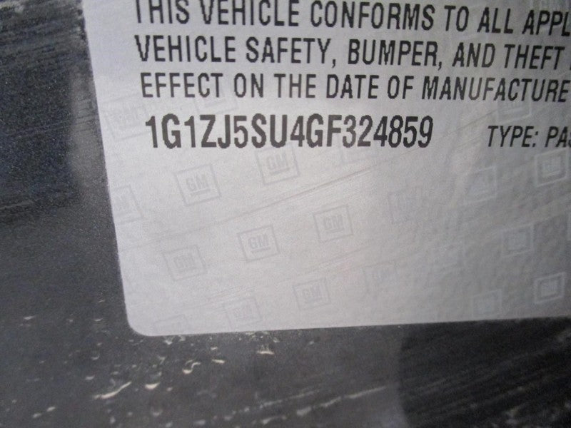 Chevrolet Malibu 2013-2025 Rear View Mirror 13558189 Used 4109