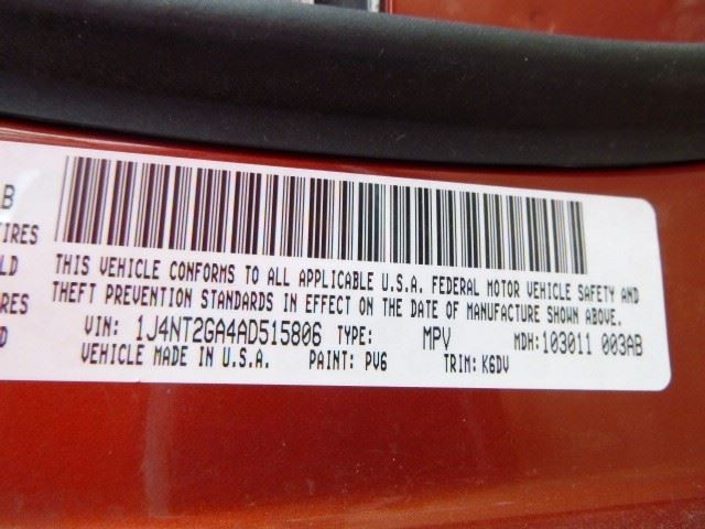 Driver Side View Mirror Moulded In Black Power Fits 07-12 PATRIOT 1304