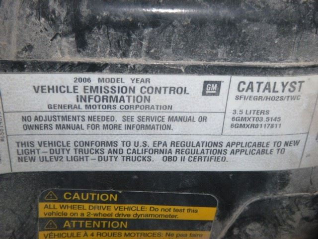 Automatic Transmission 3.5L Opt L66 AWD MJ8 Fits 06 VUE 1628941
