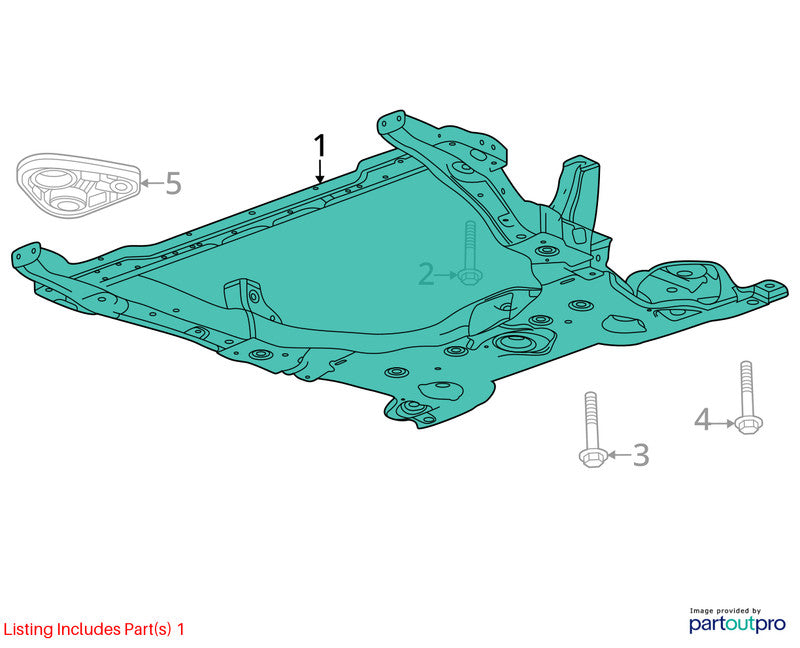 Crossmember/K-Frame Front Fits 24-25 ENVISTA 2011247