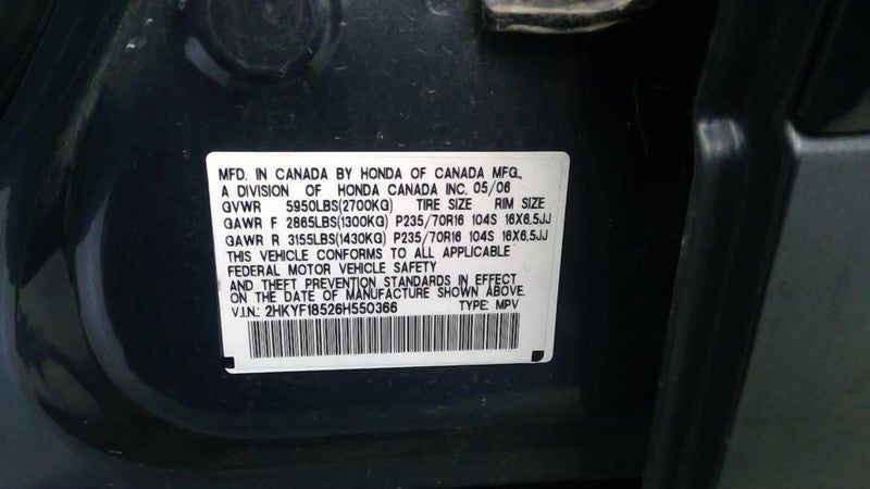 Alternator Fits 06-09 MDX 1906739