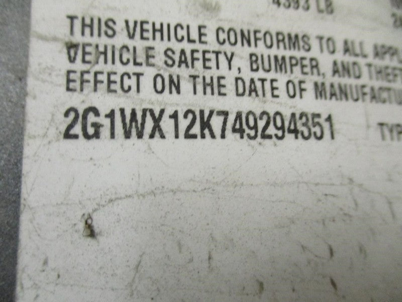 Power Steering Pump Fits 98-05 MONTE CARLO 1687982