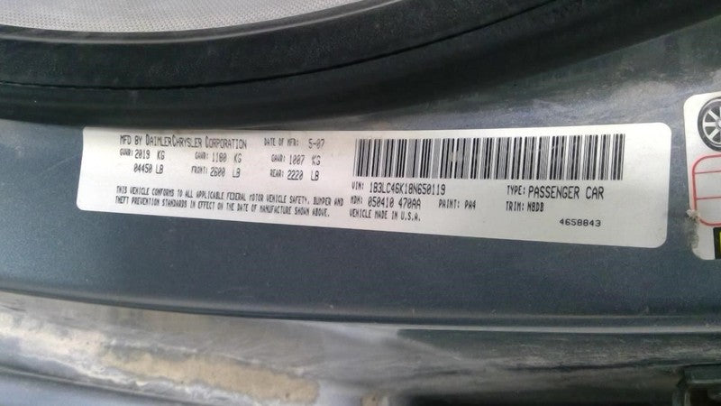 Power Brake Booster Fits 08-14 AVENGER 1972437