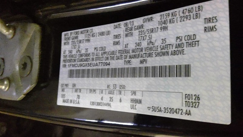 Starter Motor Fits 13-16 ESCAPE 1714548