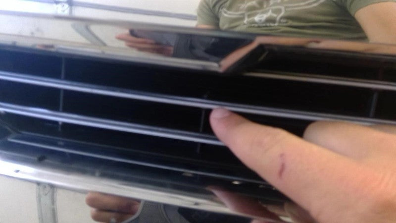 Grille Center King Ranch 3 Chrome Bars Fits 15-17 FORD F150 PICKUP 195