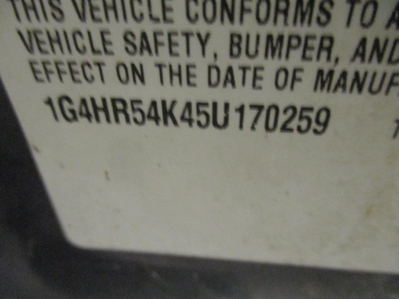 Seat Belt Front 60/40 Seats Driver Buckle Fits 02-05 LESABRE 2010132