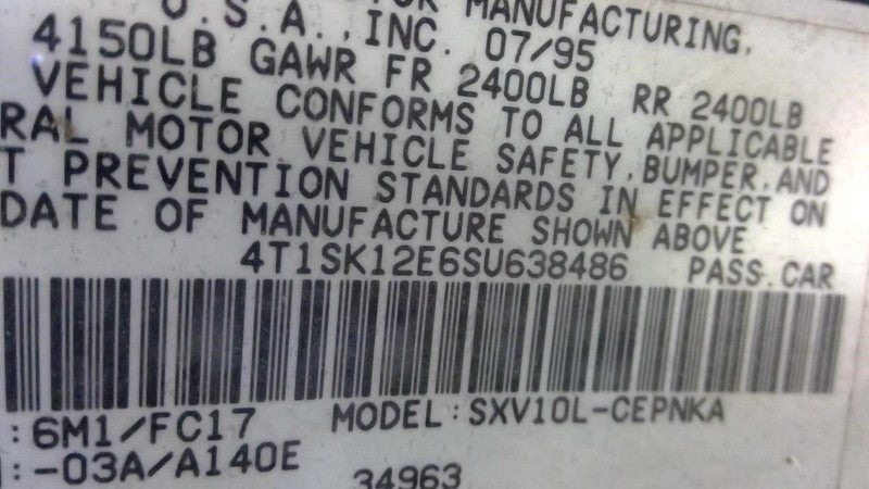 Steering Gear/Rack Power Rack And Pinion 6 Cylinder Le Fits 92-96 CAMR