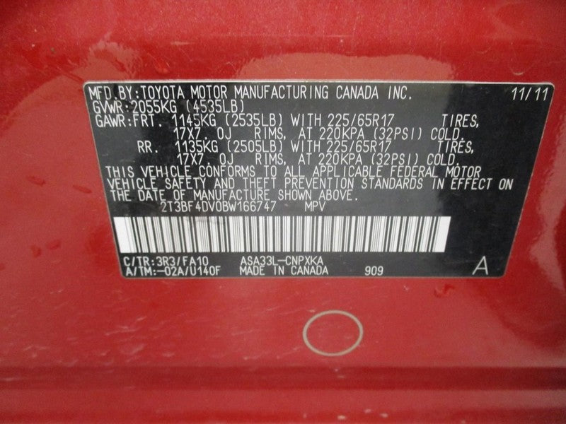 Crossmember/K-Frame Rear Gasoline Fits 10-15 RAV4 2051484