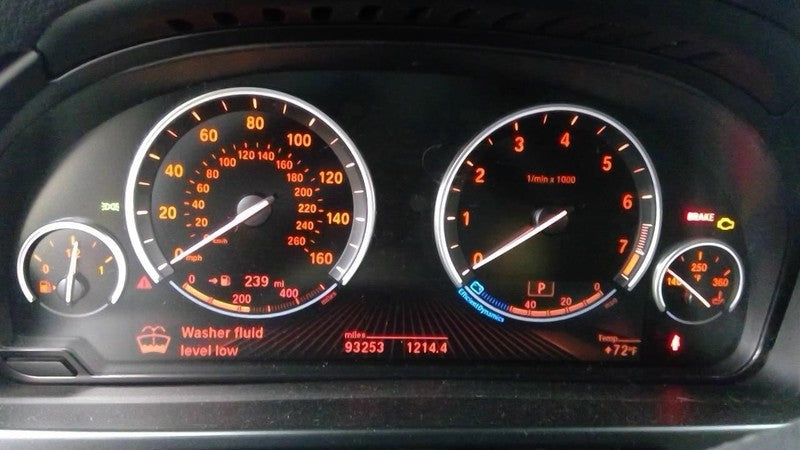 Speedometer Cluster Analog MPH Fits 14-18 BMW X5 1948041