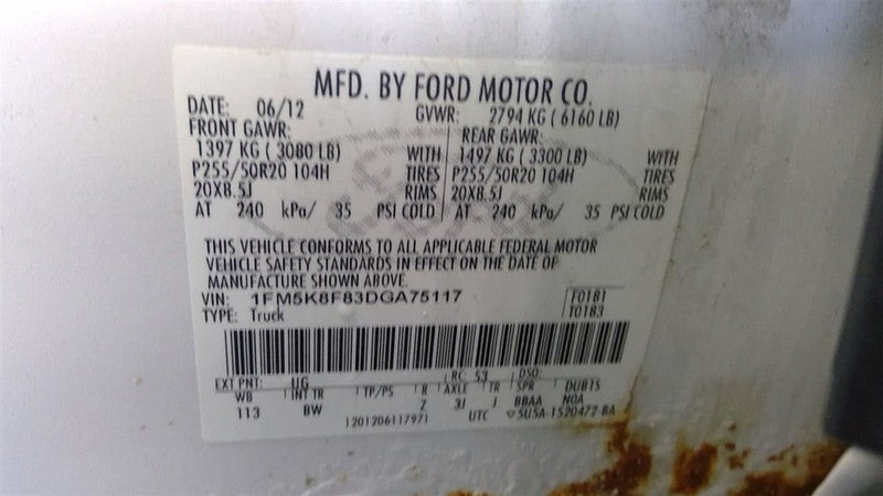 Starter Motor Fits 08-19 TAURUS 1701276