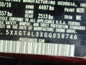 Engine 2.4L VIN 3 8th Digit Fits 16-20 OPTIMA 1583990